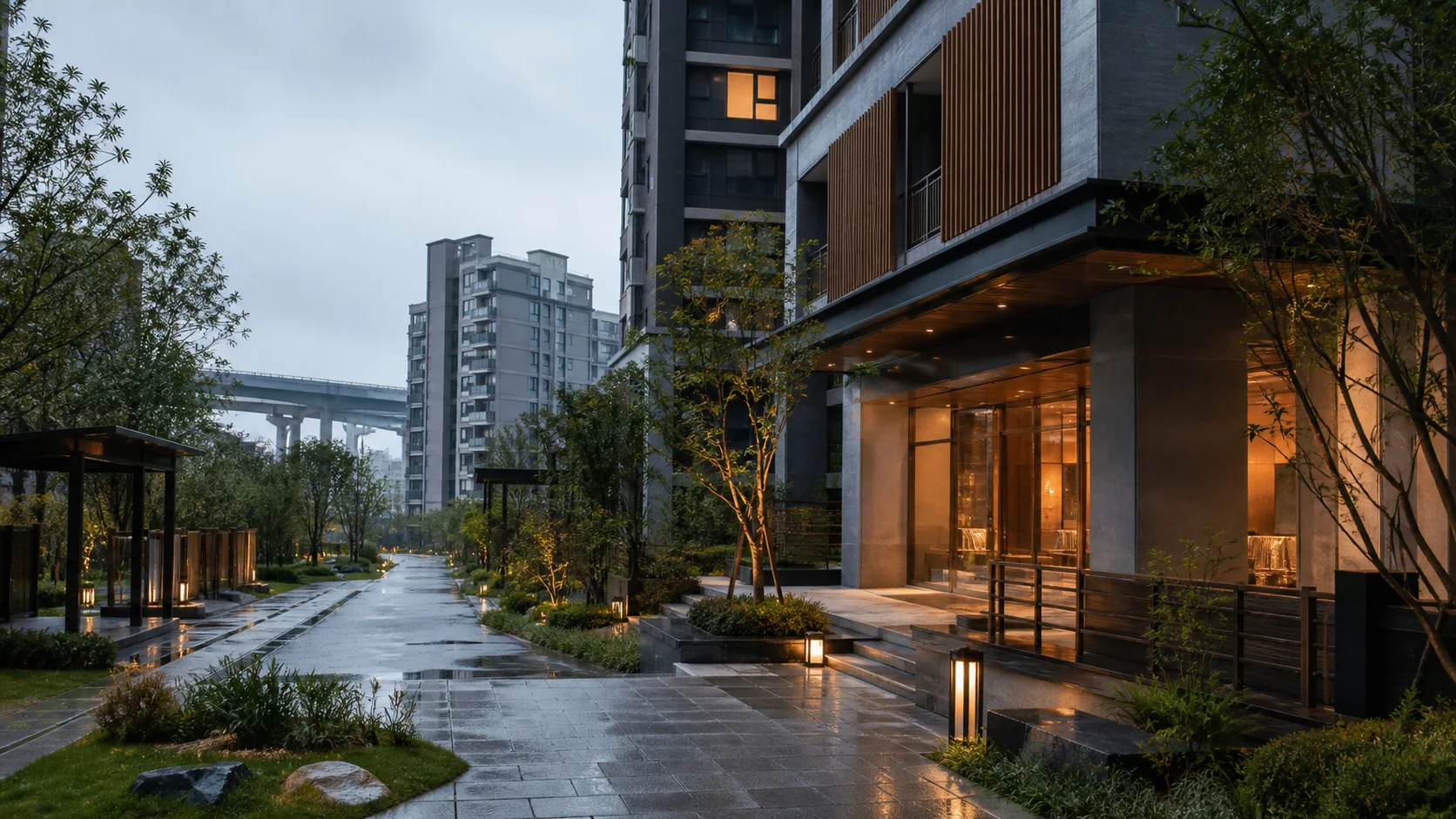 林口新市鎮住宅街廓、交通與綠意生活的日式編輯視覺